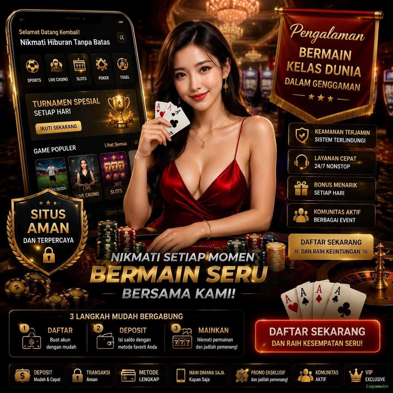logamwin Tutorial Pemain
